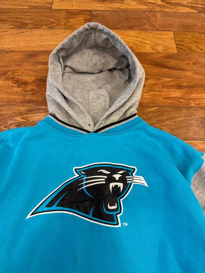 90s Carolina Panthers Starter Two Tone Hoodie (M)