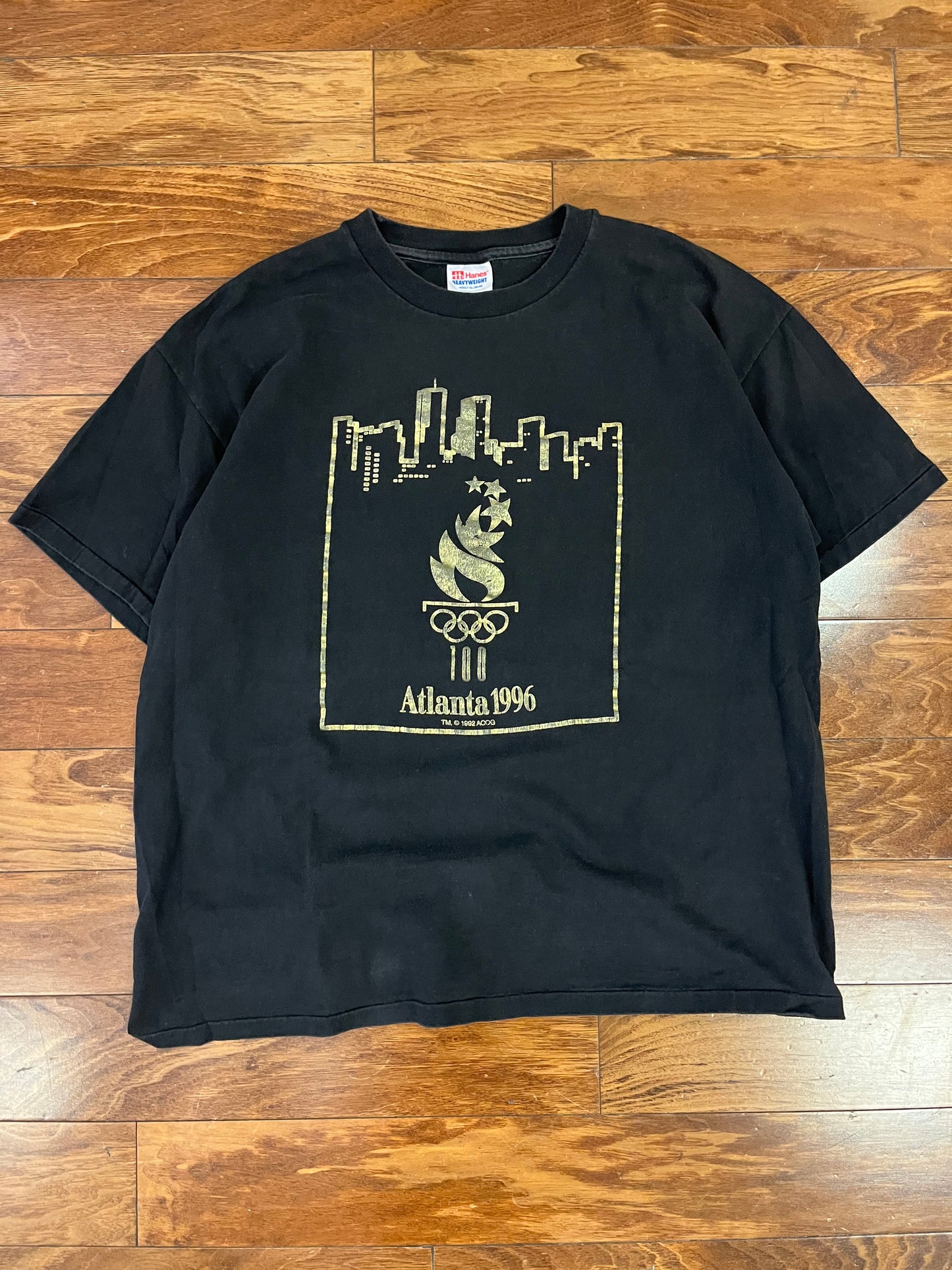 1996 Atlanta Olympics Black Graphic Tee (XL)