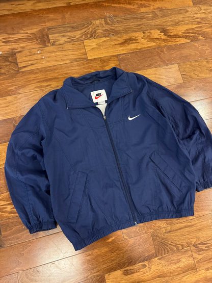 90s Nike Essential Swoosh Windbreaker (XL)