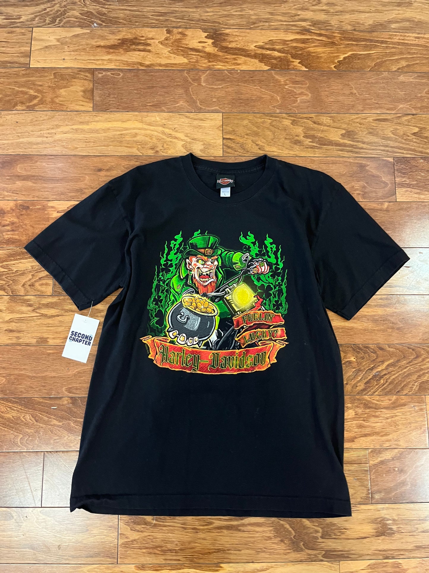 2022 Harley Davidson "Feelin Lucky?" Tee (L)