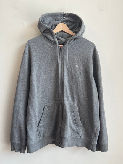 00s Nike Swoosh The Athlete Department Grey Zip Up (XL)