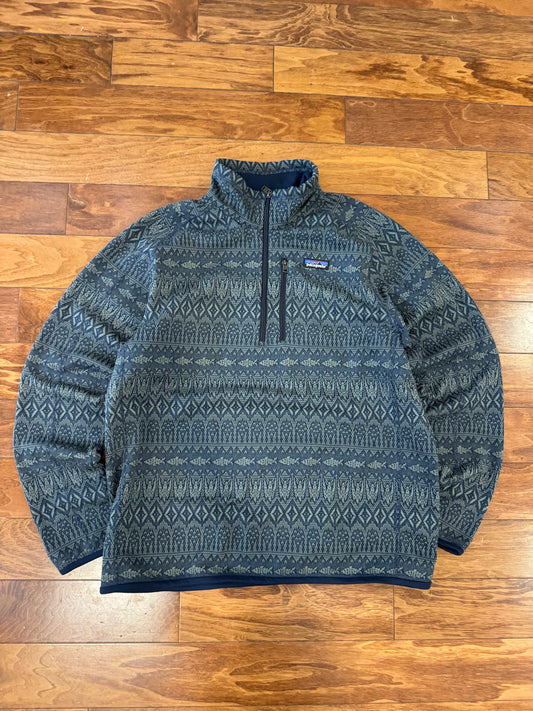 Patagonia Better Sweater 1/4 Zip Falconer Legend Fleece (L)