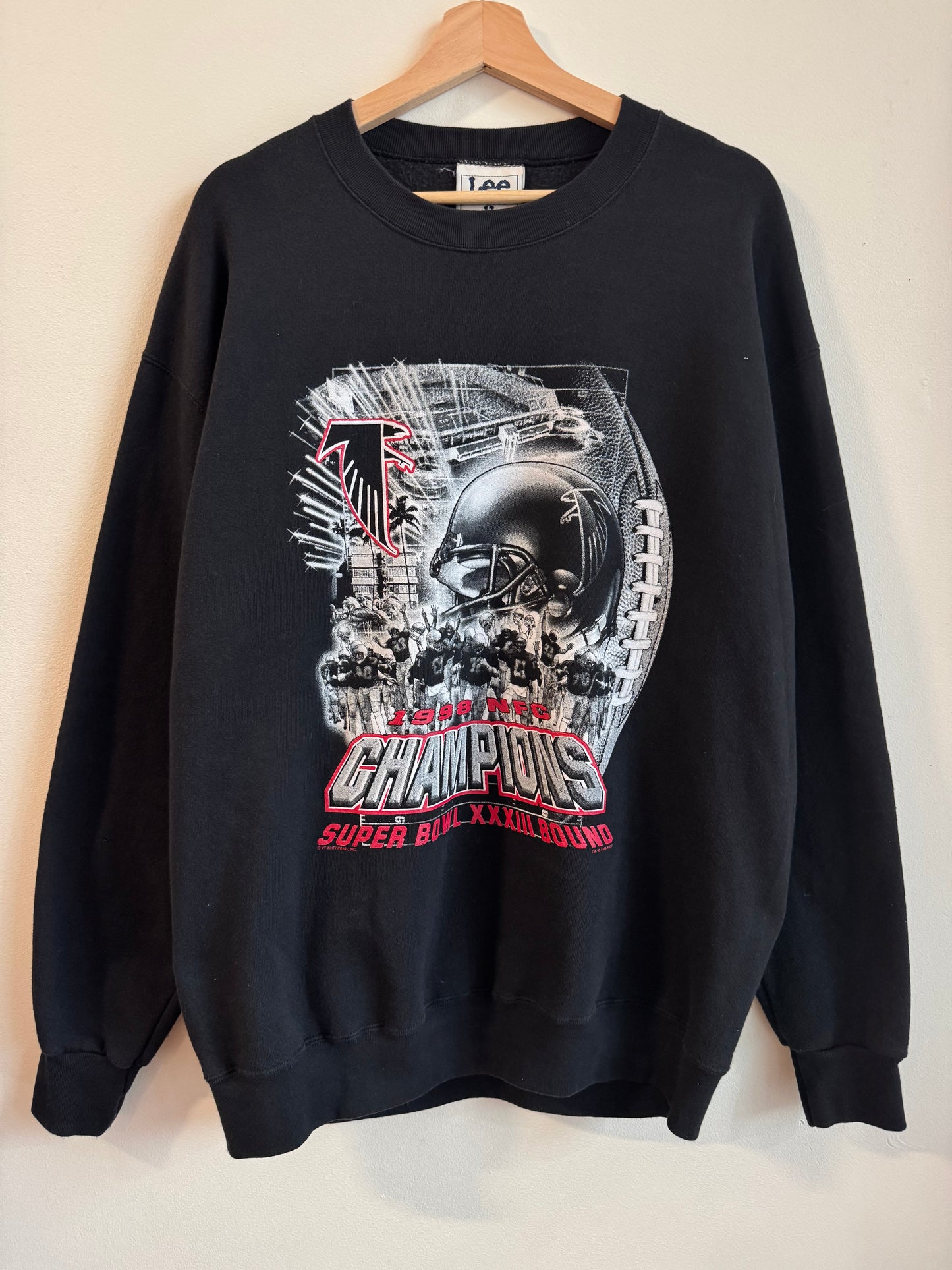 1998 Atlanta Falcons Lee Sports Crewneck (L)