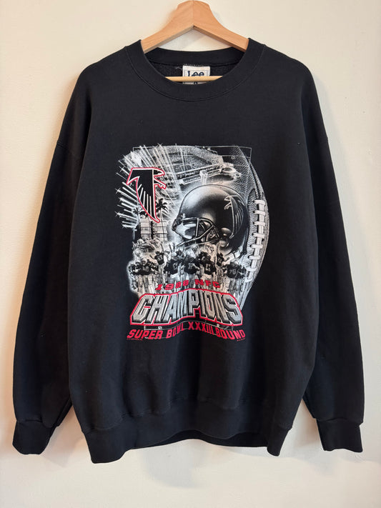 1998 Atlanta Falcons Lee Sports Crewneck (L)