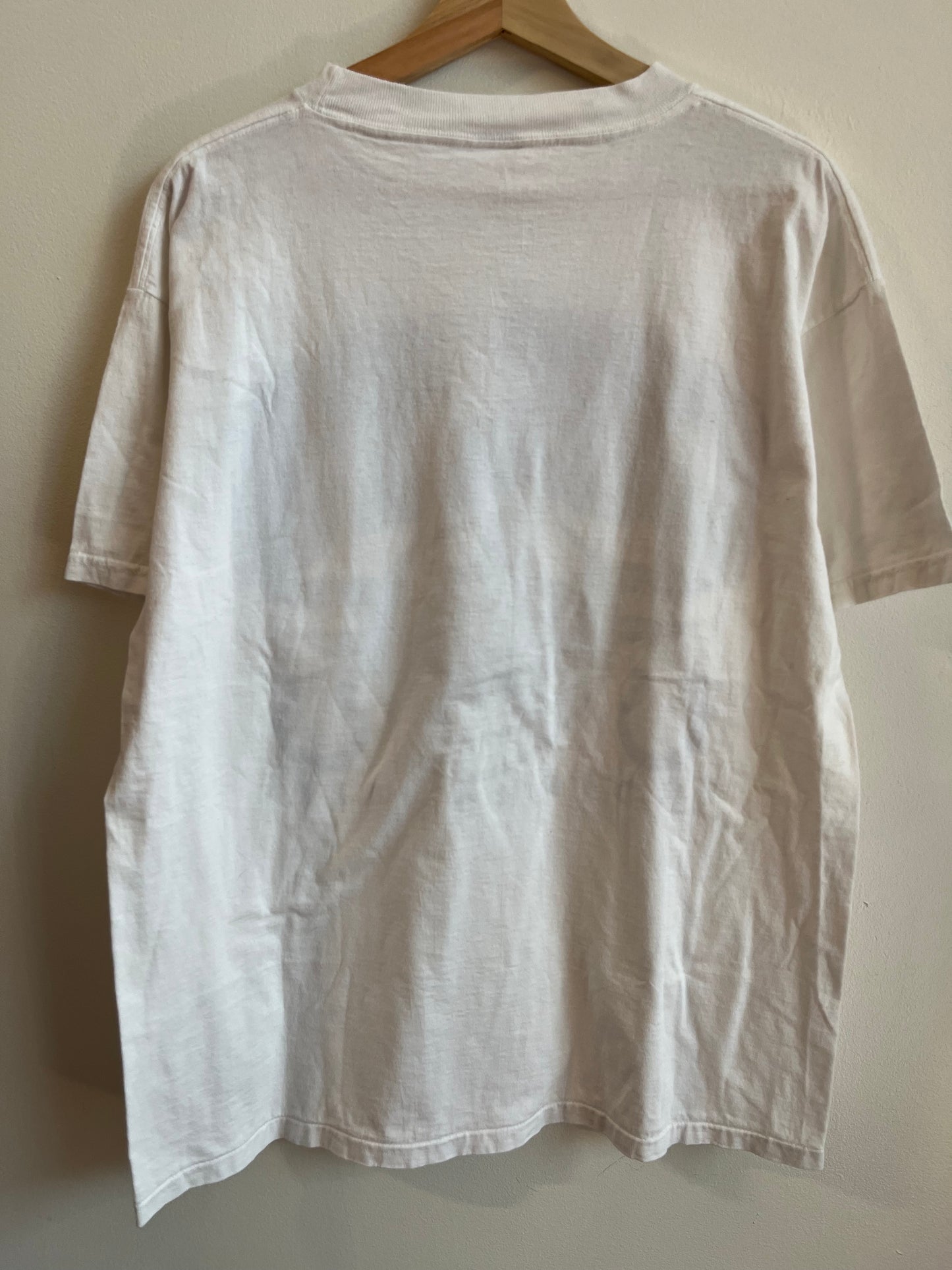 90s Indianapolis Colts Helmet Spell Out Graphic Tee (L)