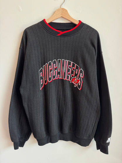 90s Tampa Bay Buccaneers Black Starter Crewneck (M)