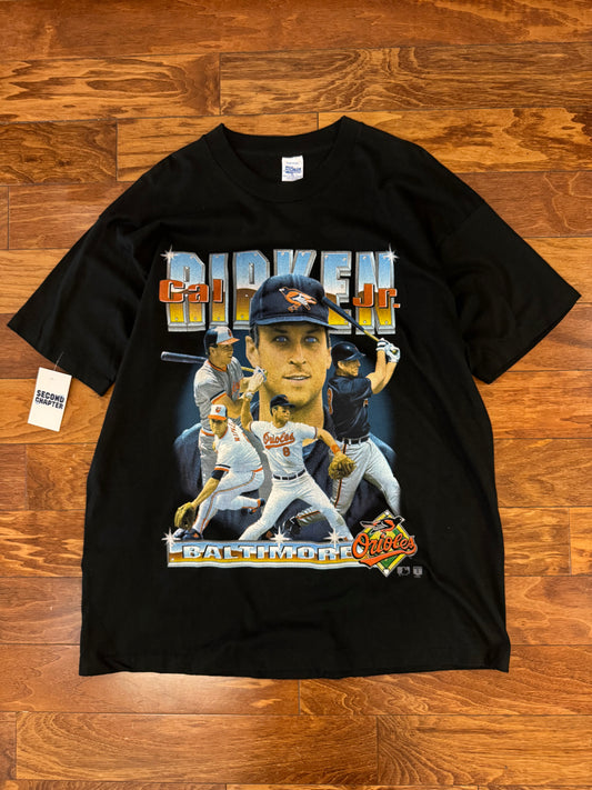 1995 Cal Ripken Jr. Salem Baltimore Orioles Deadstock Vintage MLB Tee (XL)