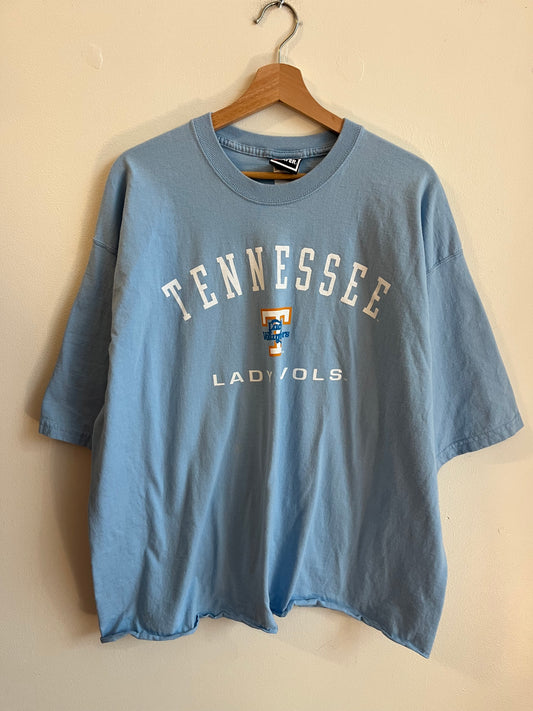 90s Tennessee Lady Vols Vintage Pro Player Cropped Tee (XL)