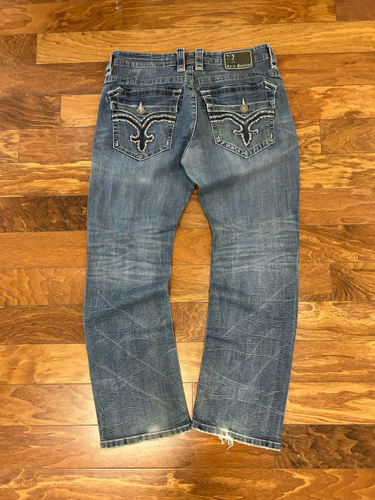 00s Rock Revival Embroidered Jeans (38 x 34)