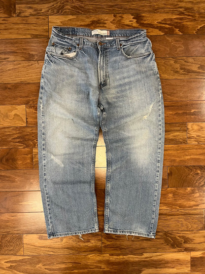 2006 Levi's 569 Distressed Baggy Jeans (34 x 30)