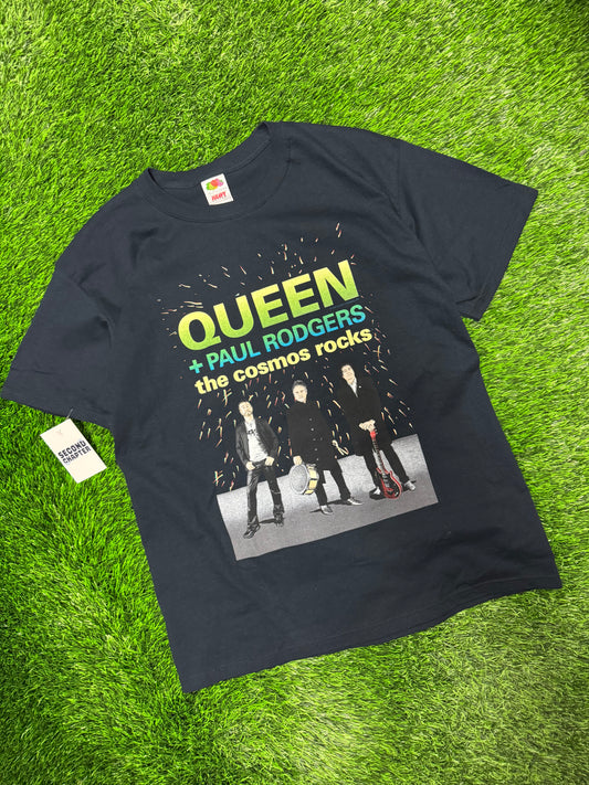 2008 Queen + Paul Rogers "The Cosmo Rocks" Band Tour Tee (L)