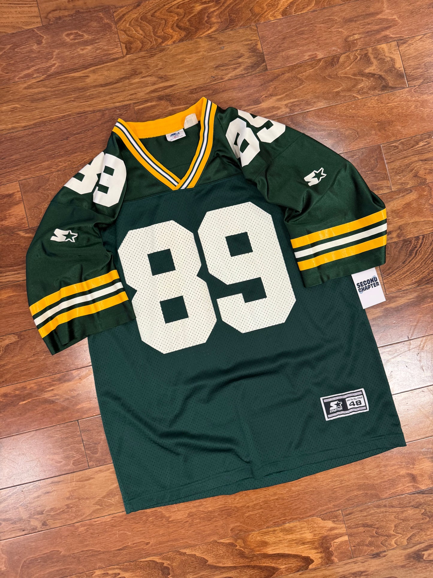 1996 Green Bay Packers Mark Chmura Starter Jersey (L)
