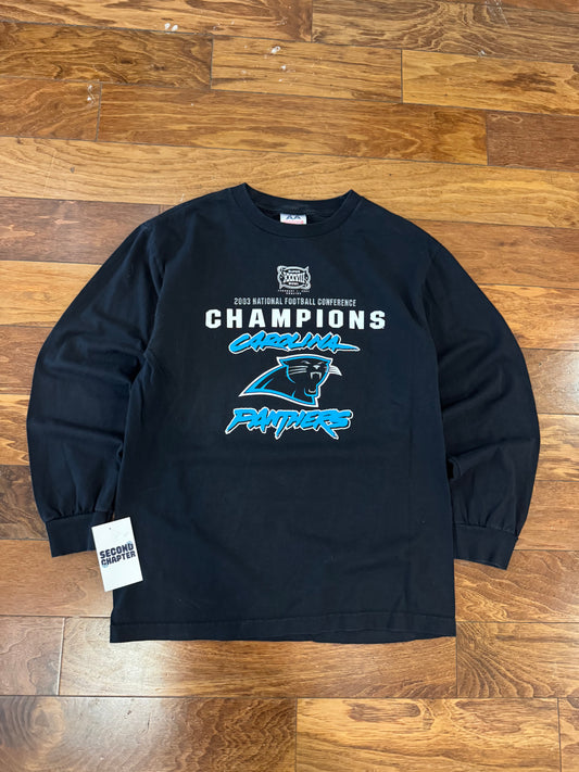 2003 Carolina Panthers Conference Champs Long-Sleeve (M)