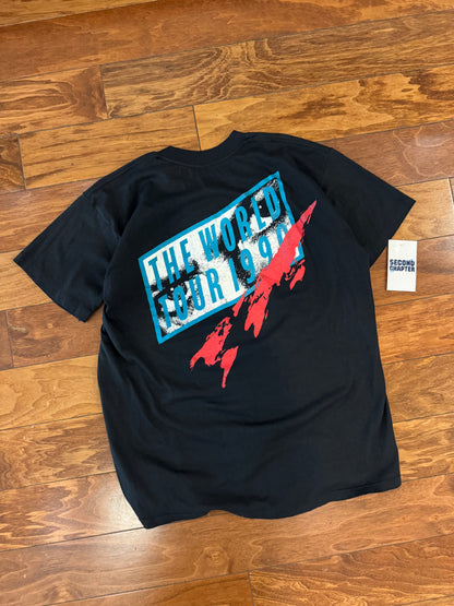 1990 David Bowie "Sound Vision" Rock Band Music Tour Tee (M)