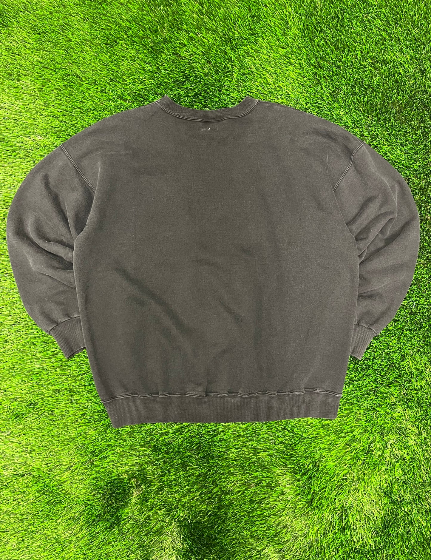 90s Minnesota Vikings Faded Black Crewneck (XL)