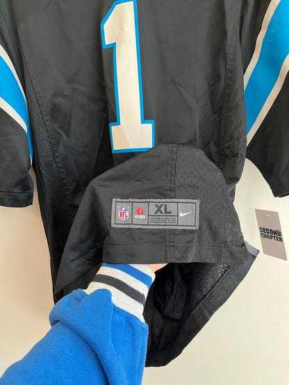 2010s Carolina Panthers Cam Newton Nike Home Jersey (XL)
