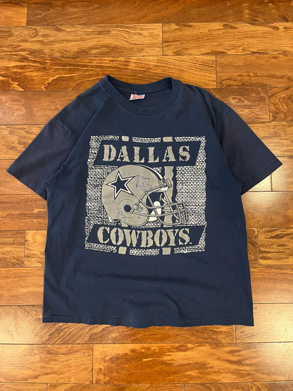 90s Dallas Cowboys Helmet Tee (XL)