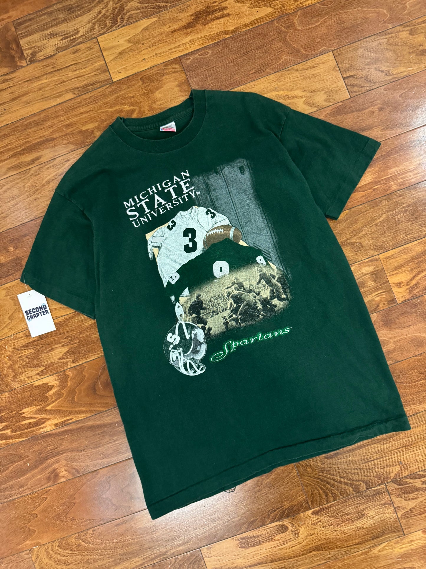 90s Michigan State Vintage Locker Room Tee (L)