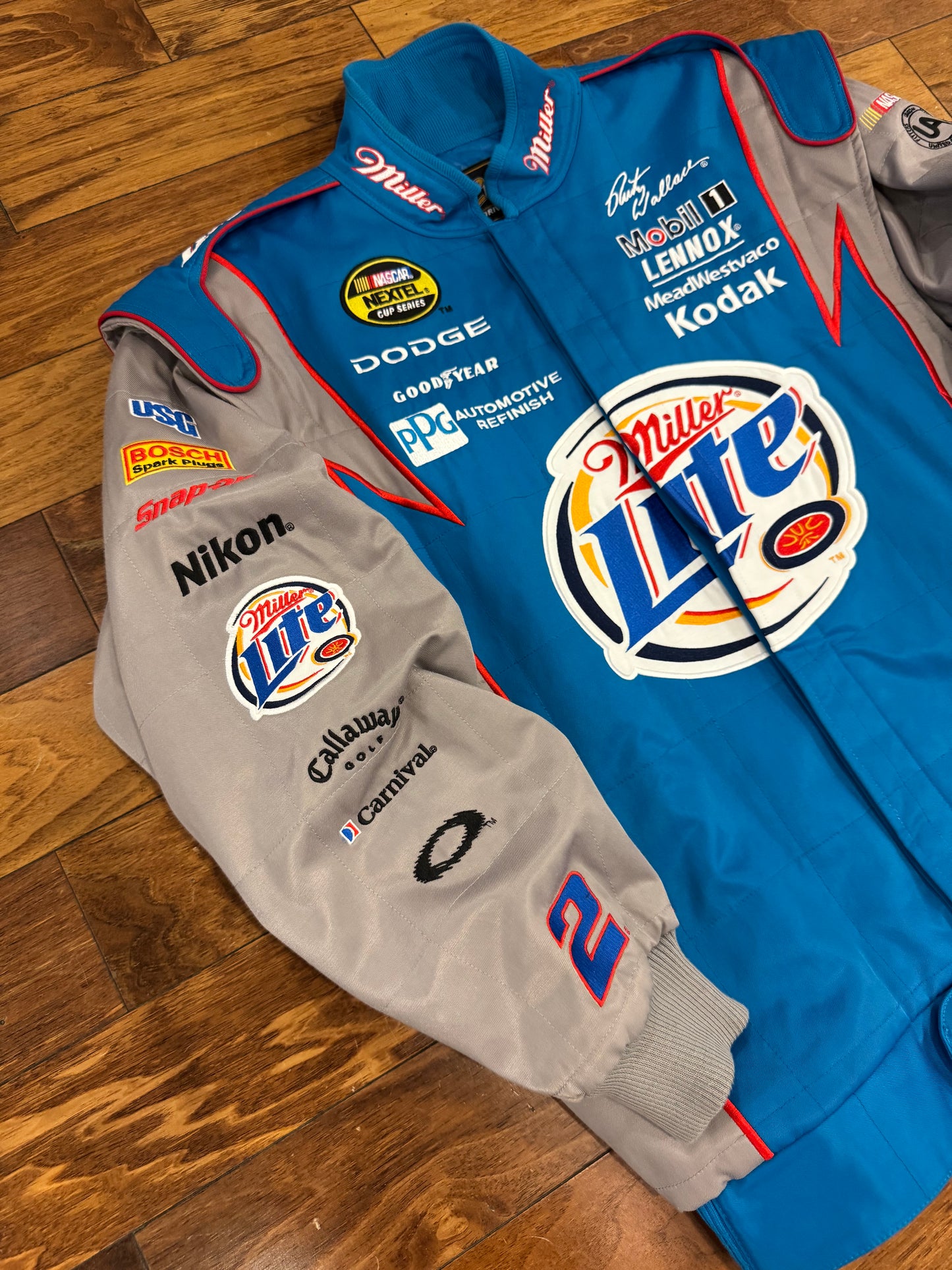 2005 Nascar Miller Lite Rusty Wallace Racing Jacket (L)