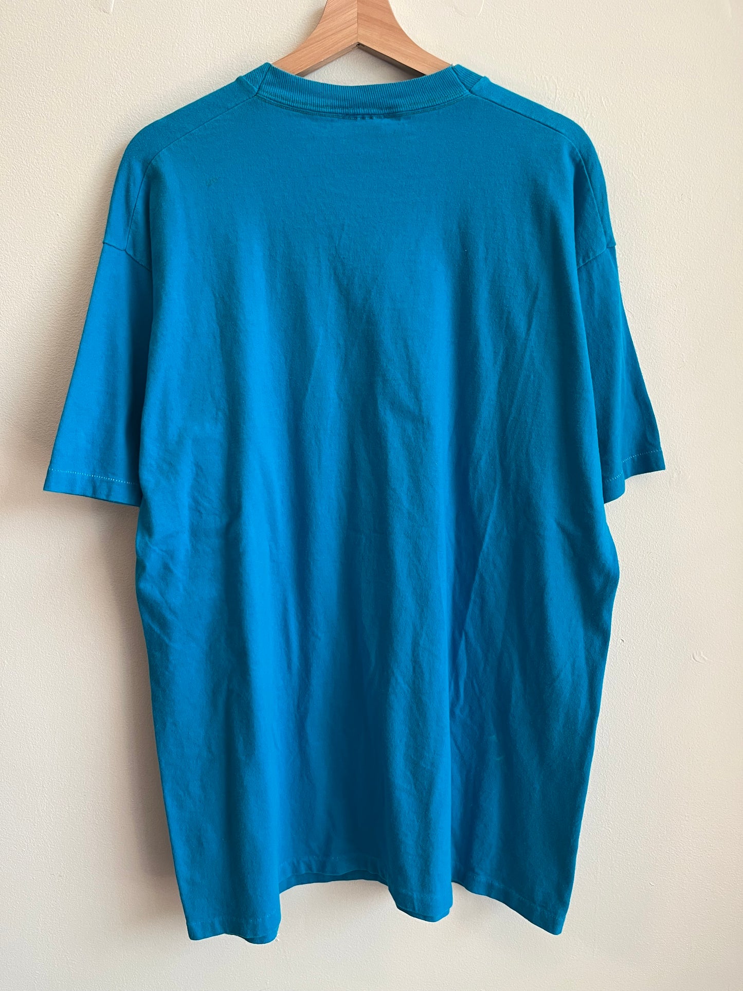 90s Charlotte Hornets Big Spell Out Graphic Tee (XL)