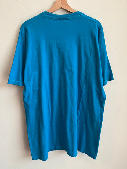 90s Charlotte Hornets Big Spell Out Graphic Tee (XL)