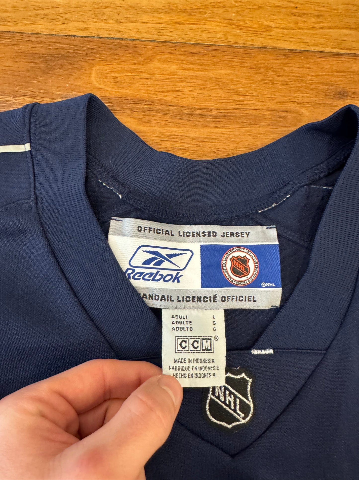 00s Atlanta Thrashers CCM Reebok Jersey (L)