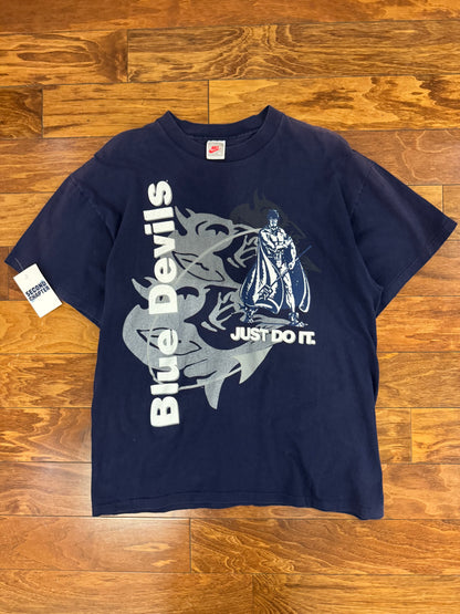 90s Duke University Vintage Nike "Just Do It" Old Logo Tee (XL)