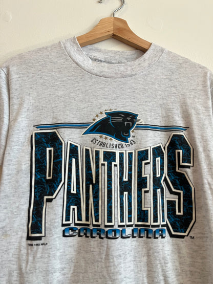 1993 Carolina Panthers Spectator Sports Spell Out Tee (M)