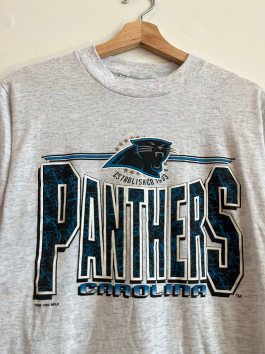 1993 Carolina Panthers Spectator Sports Spell Out Tee (M)