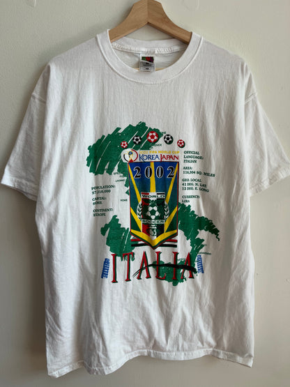 2002 Italia Vintage World Cup Tee (XL)