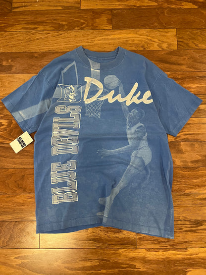 90s Duke Blue Devils Rare Dunk AOP Tee (XL)