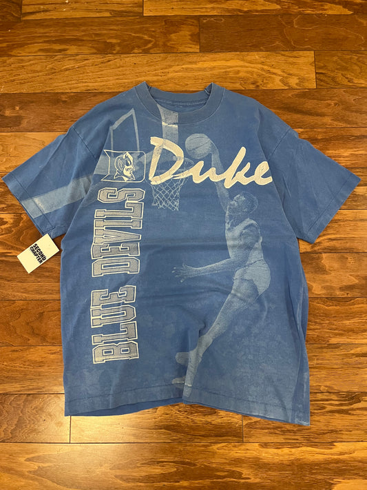 90s Duke Blue Devils Rare Dunk AOP Tee (XL)