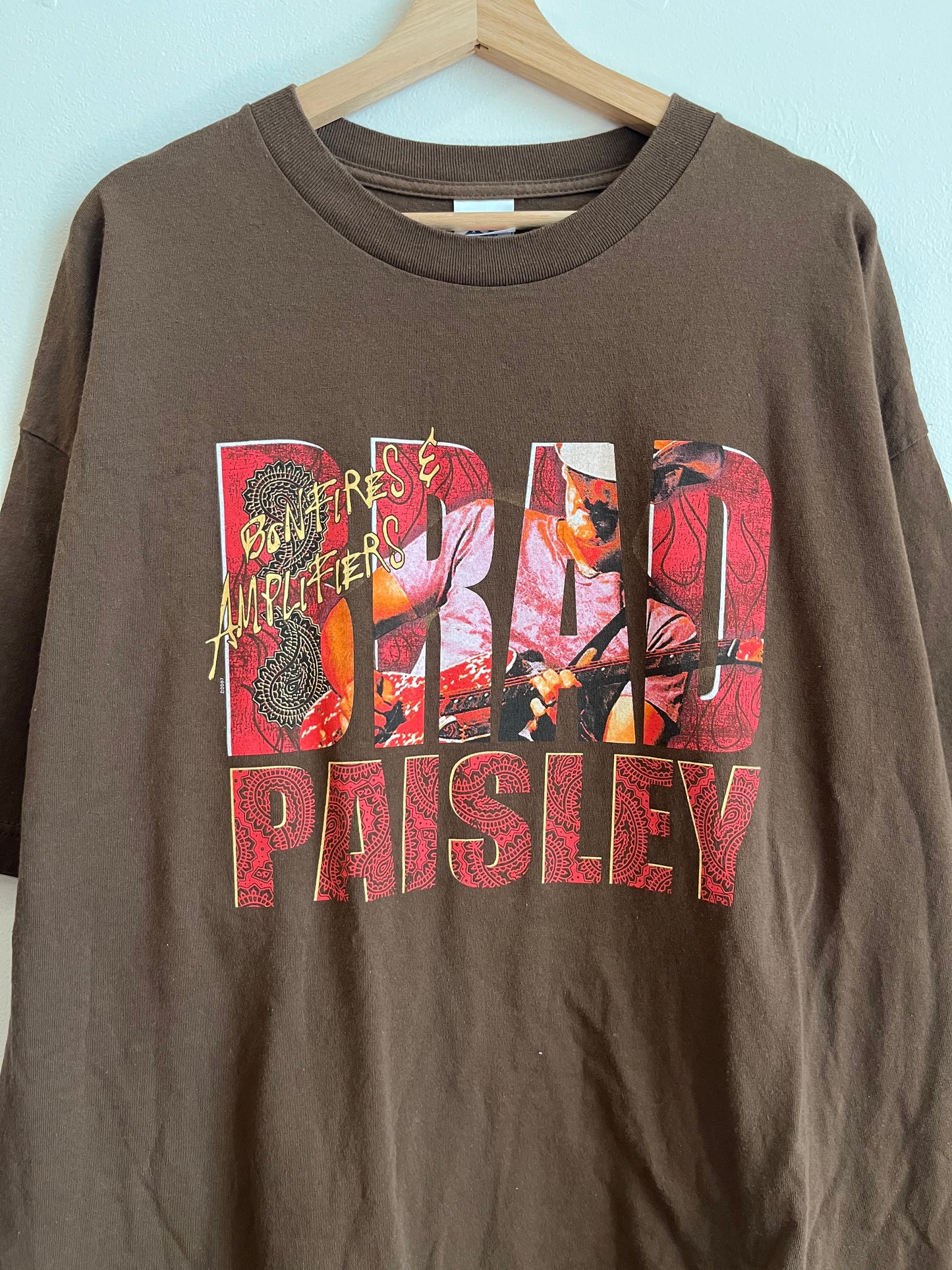 2007 Brad Paisley Mocha Country Music Tour Tee (XXL)