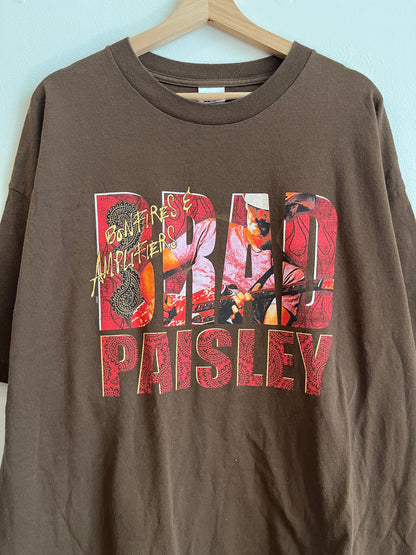 2007 Brad Paisley Mocha Country Music Tour Tee (XXL)
