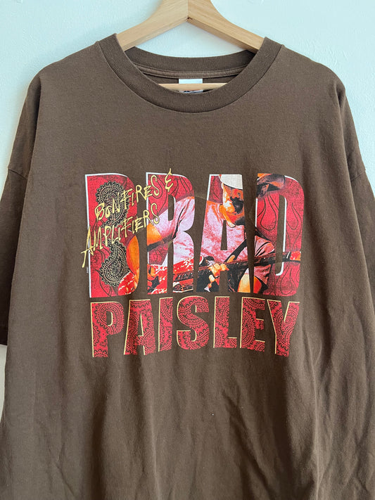 2007 Brad Paisley Mocha Country Music Tour Tee (XXL)