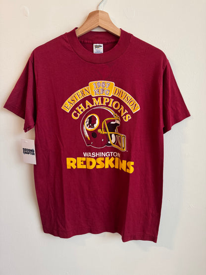 1987 Washington Redskins Eastern Division Champs Tee (L)