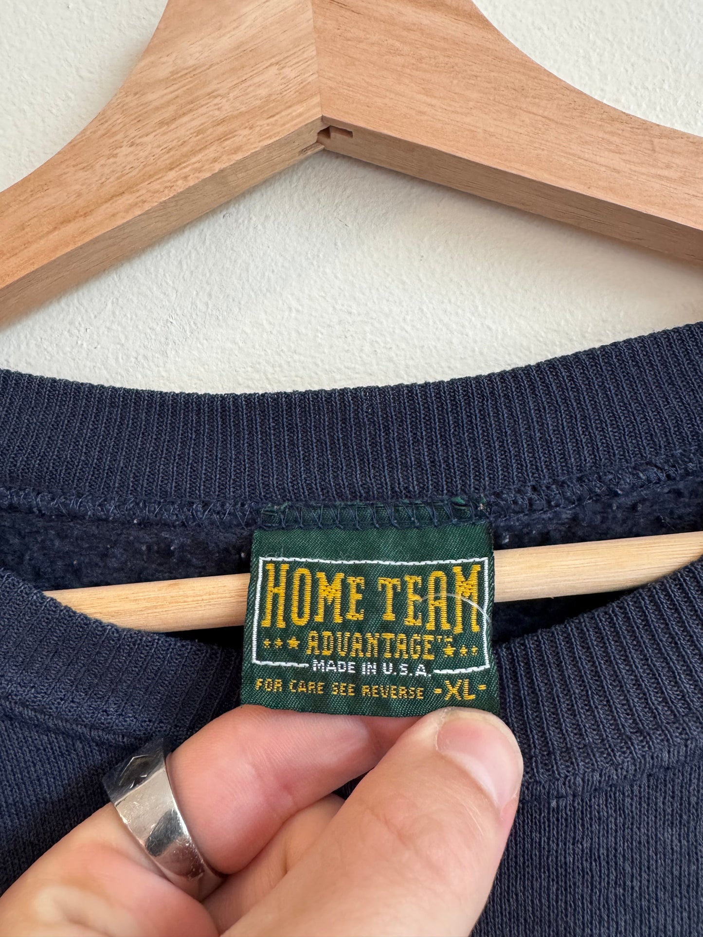 1990s Notre Dame Home Team Spell Out Crewneck (XL)