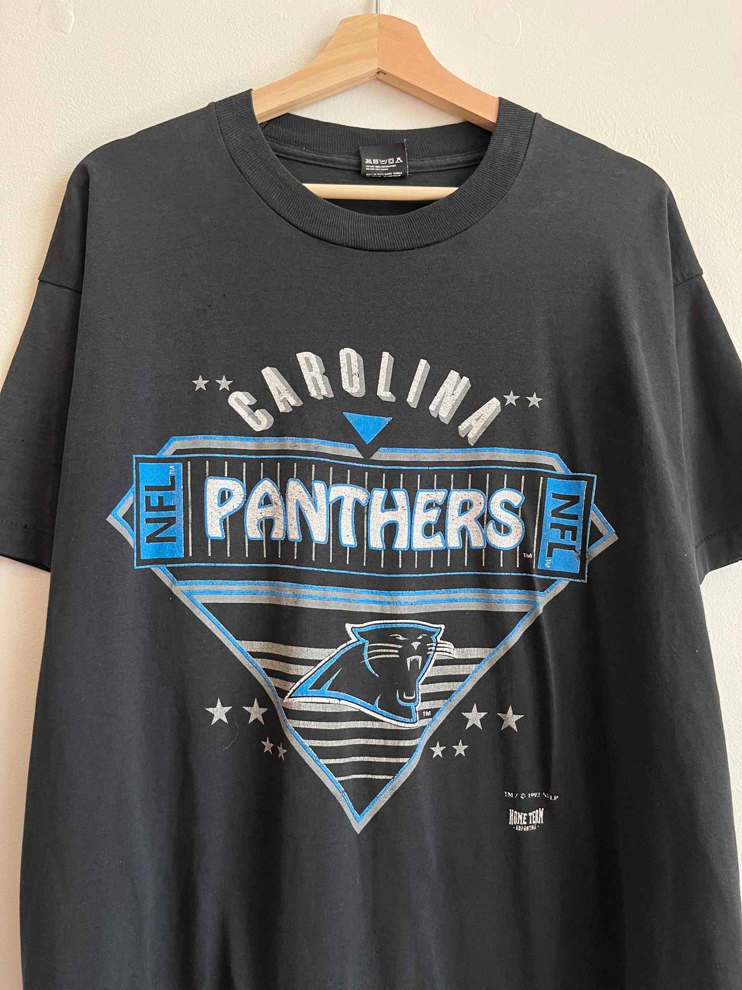 1993 Carolina Panther Black Home Team Tee (XL)