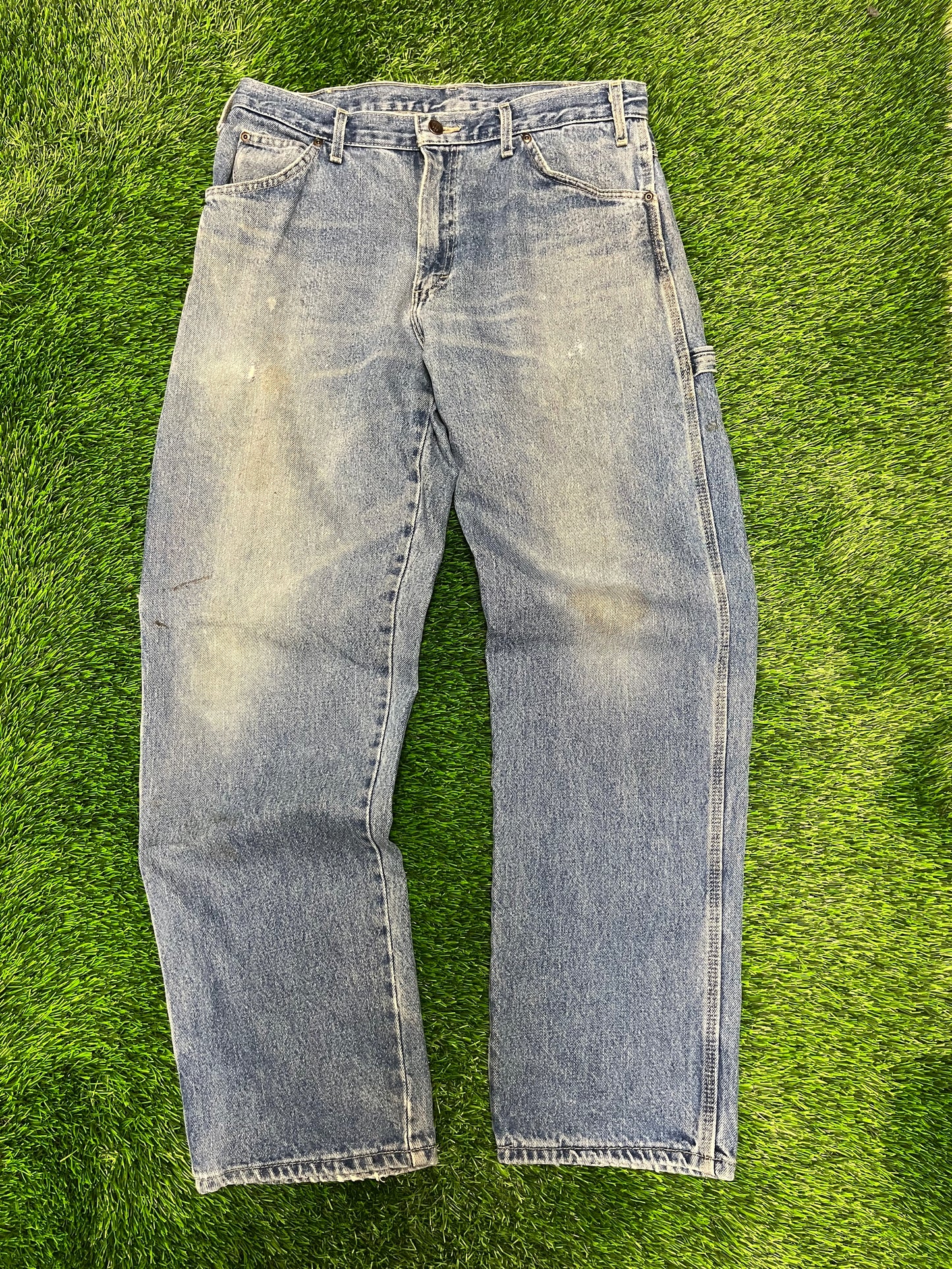 00s Dickies Light Wash Carpenter Jeans (34 x 32)