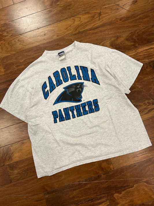 1993 Carolina Panthers Essential Vintage Bike Boxy Tee (XL)