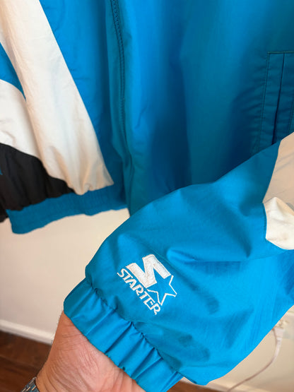 90s Carolina Panthers Pro Line Starter Blue Windbreaker (XL)