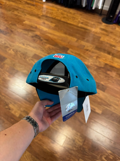 00s Carolina Panthers Deadstock Blue Spell Out Hat (OS)