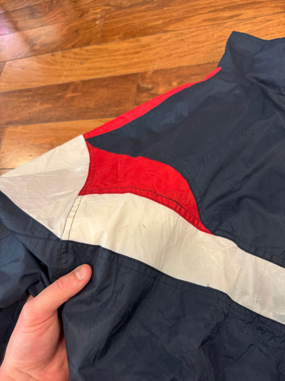 90s Nike Navy/Red Embroidered Windbreaker (XL)