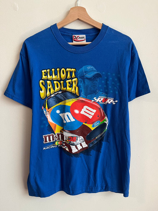 00s Nascar M&M's Elliot Sadler Blue Tee (M)