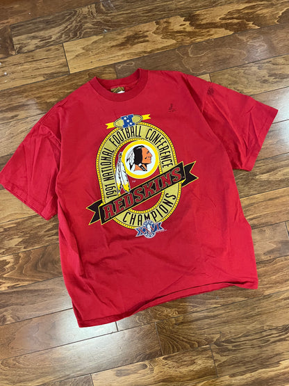 1990 Washington Redskins Super Bowl Nutmeg Tee (XL)