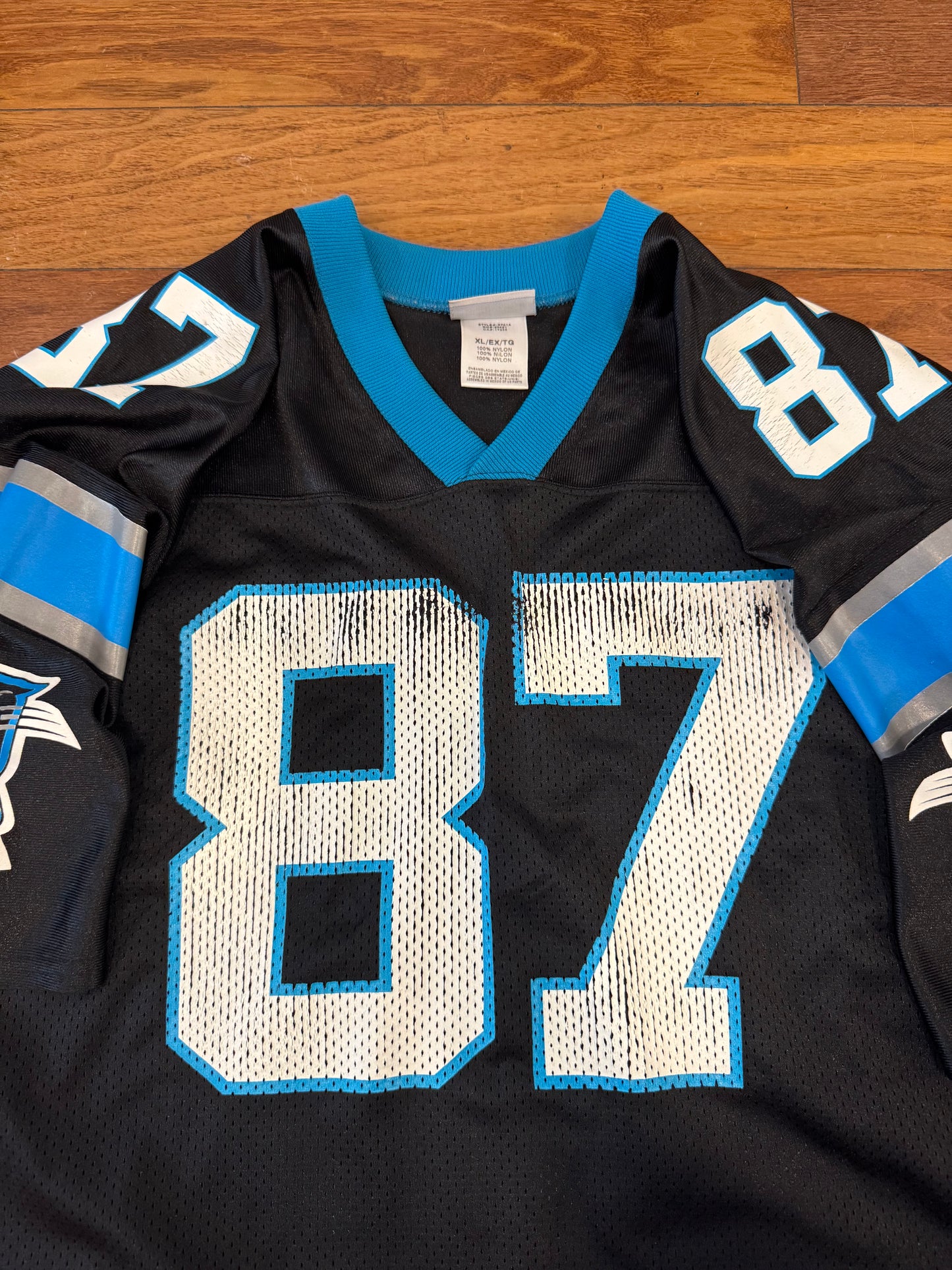 00s Carolina Panthers Muhsin Muhammed Reebok Jersey (XL)