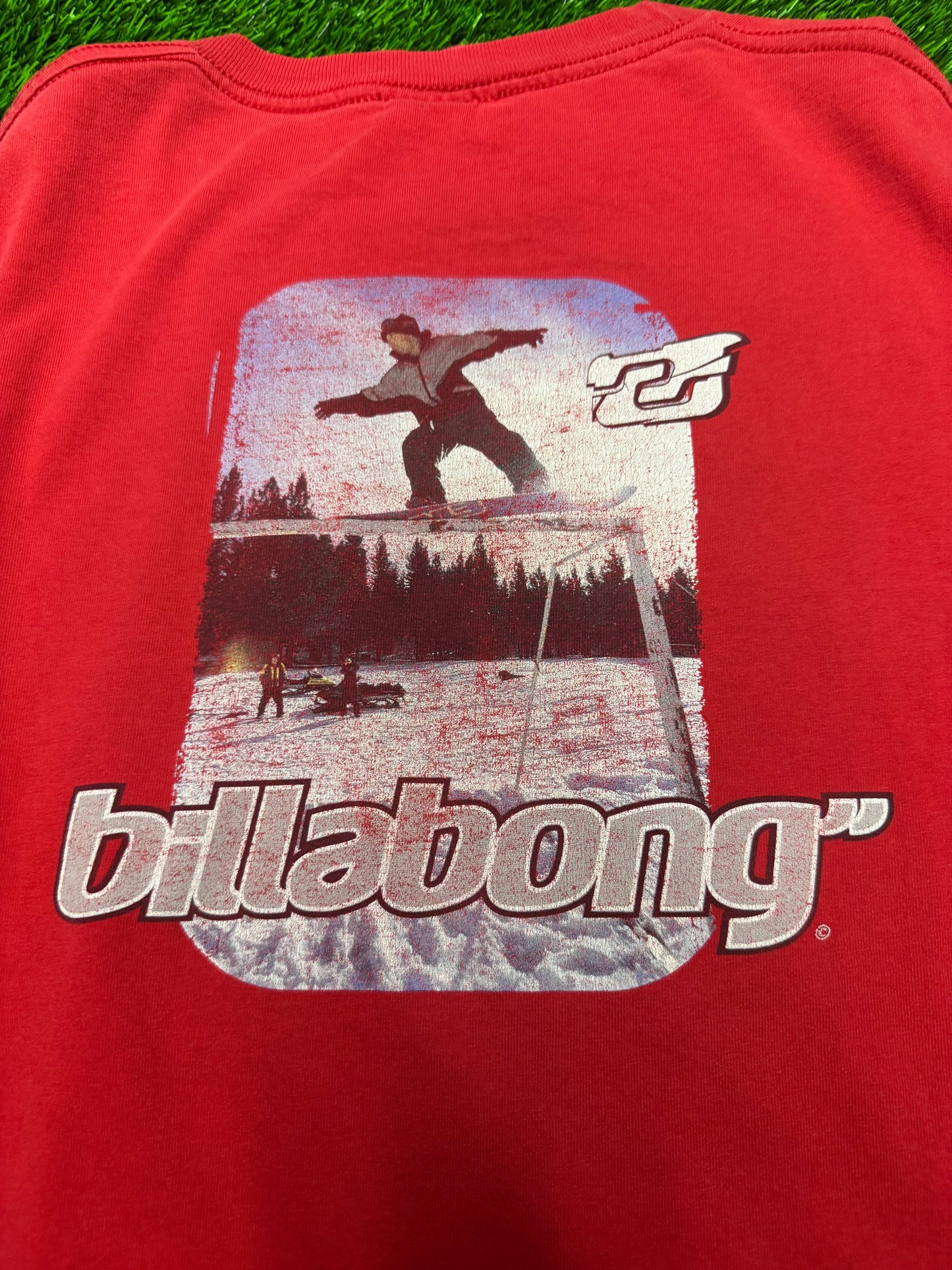 00s Billabong Snowboard Long Sleeve Vintage Tee (L)
