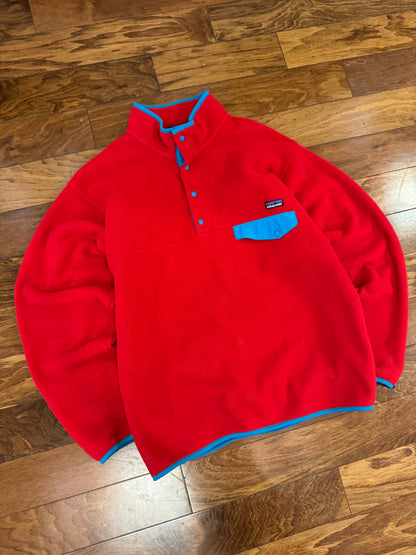 00s Patagonia Synchilla Snap T Red Fleece (XL)