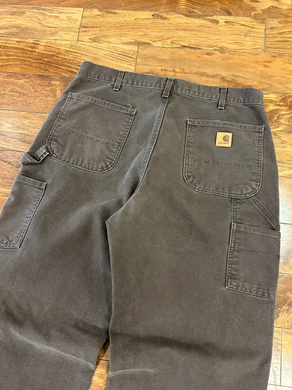 2014 Carhartt Mocha Carpenter Pants (36 x 34)