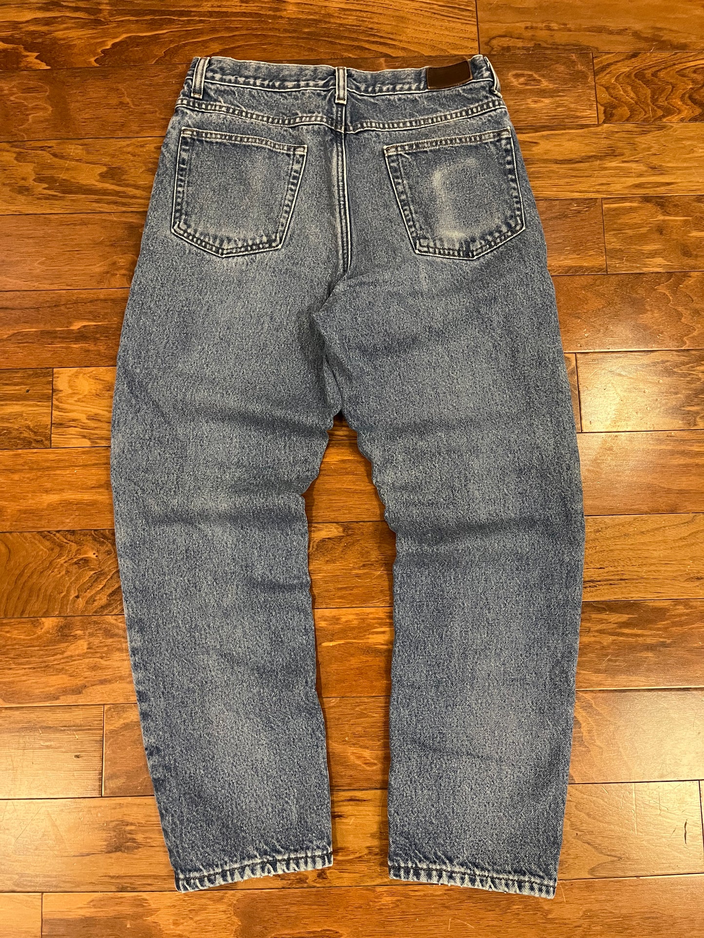 90s LL Bean Flannel Lined Jeans (32 x 30)